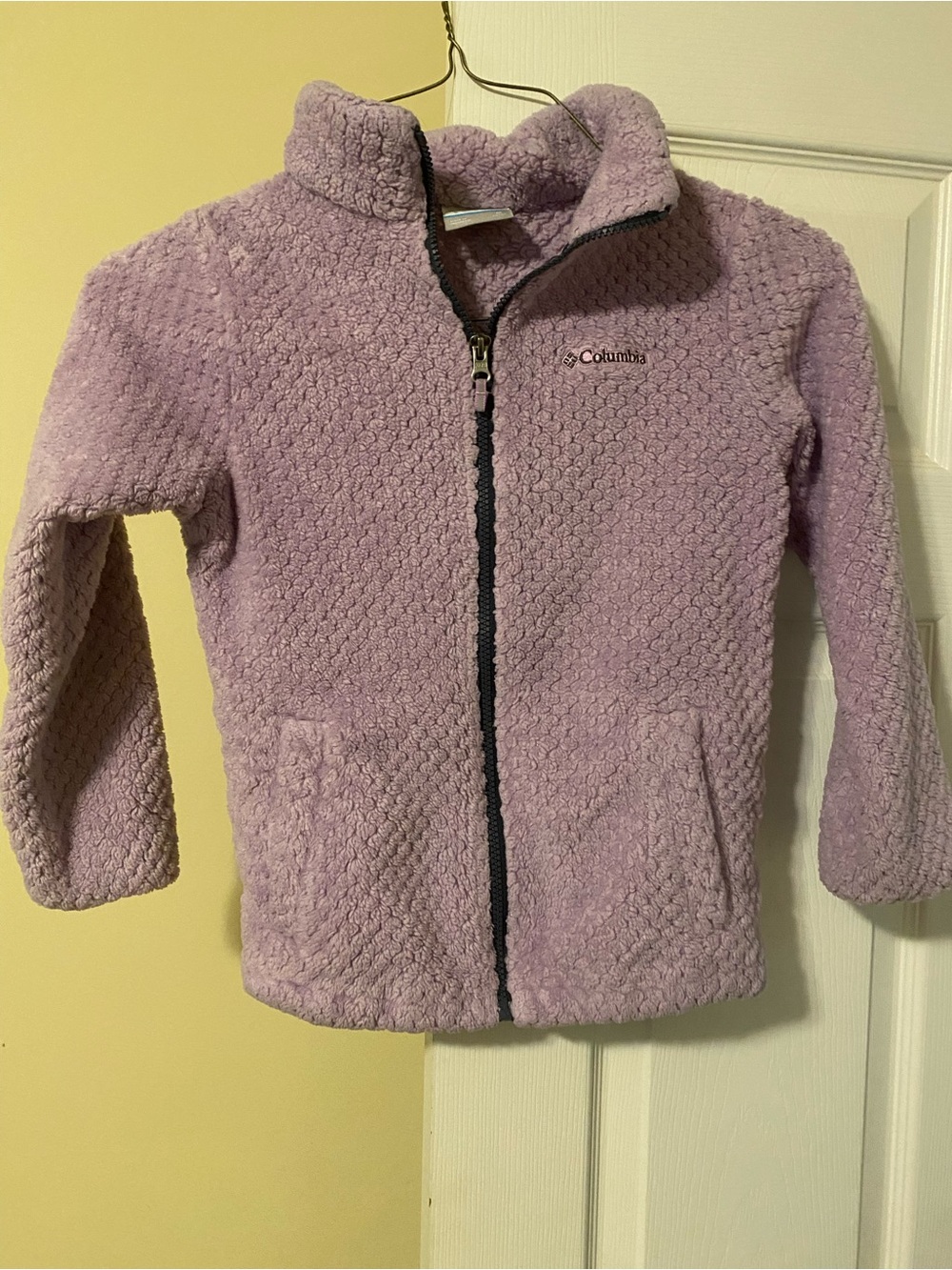 Columbia Kids Lavender Full-Zip Puffer Fleece Jacket
